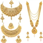 Sukkhi Alloy Gold-plated Gold Jewel Set 