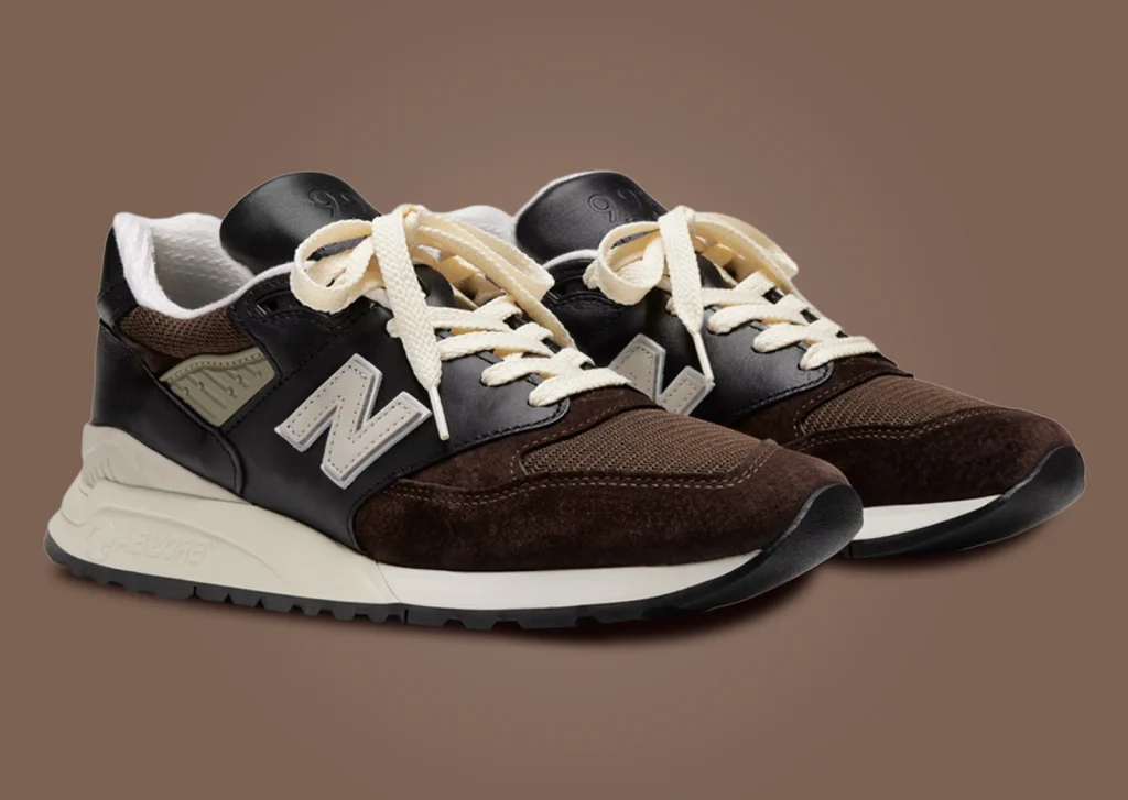 The New Balance 998 Made in USA Brown Toe Releases in 2024