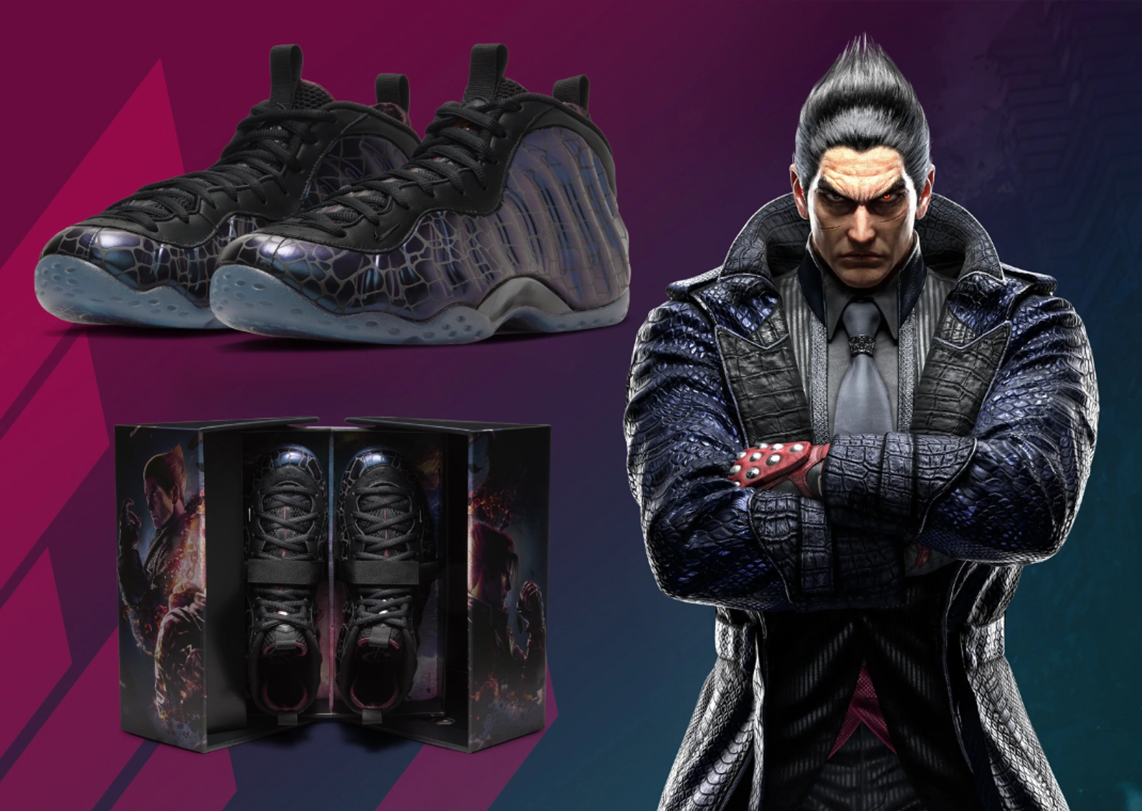 The Tekken 8 x Nike Air Foamposite One Fist Releases September 2024