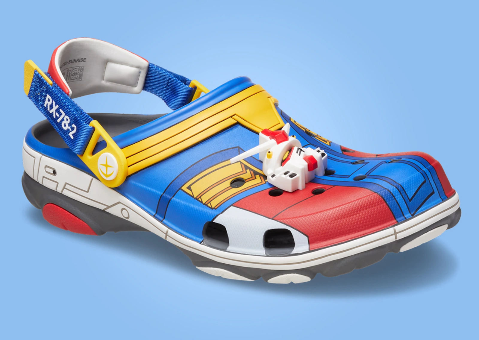 The Gundam x Crocs All-Terrain Clog Releases July 2024