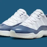 Official Images Of The Air Jordan 11 Low “Diffused Blue”