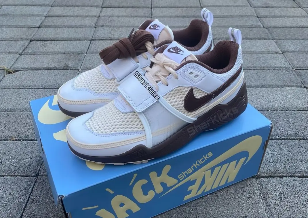 The Travis Scott x Nike Zoom Field Jaxx White Chocolate Releases Holiday 2024