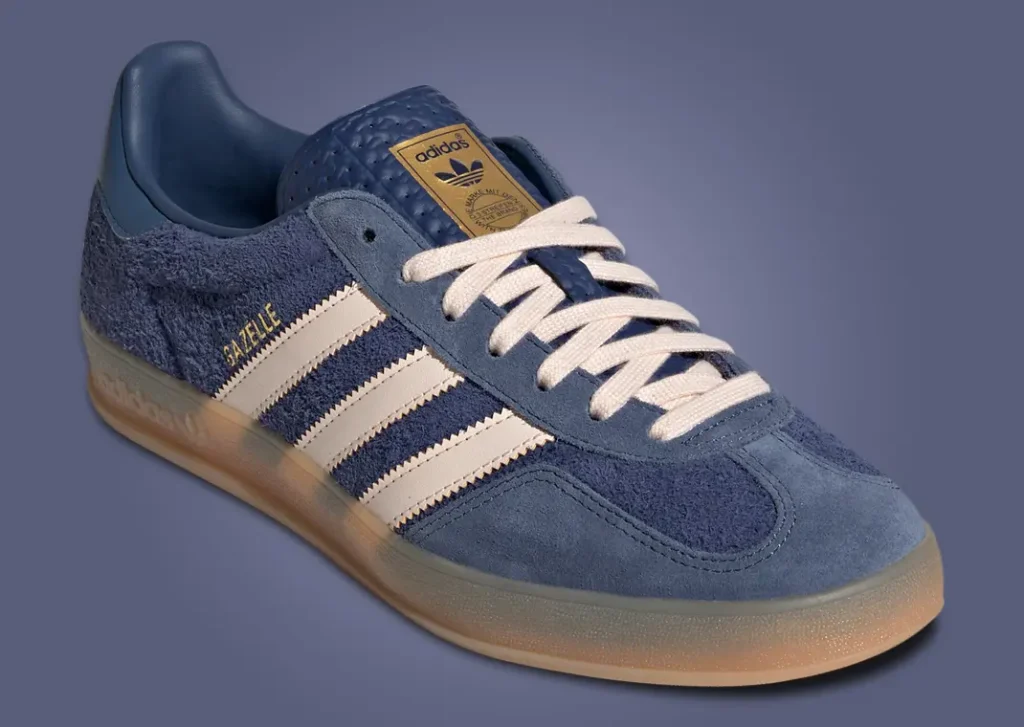 The adidas Gazelle Indoor Dark Blue Bliss Orange Releases October 2024