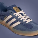 The adidas Gazelle Indoor Dark Blue Bliss Orange Releases October 2024