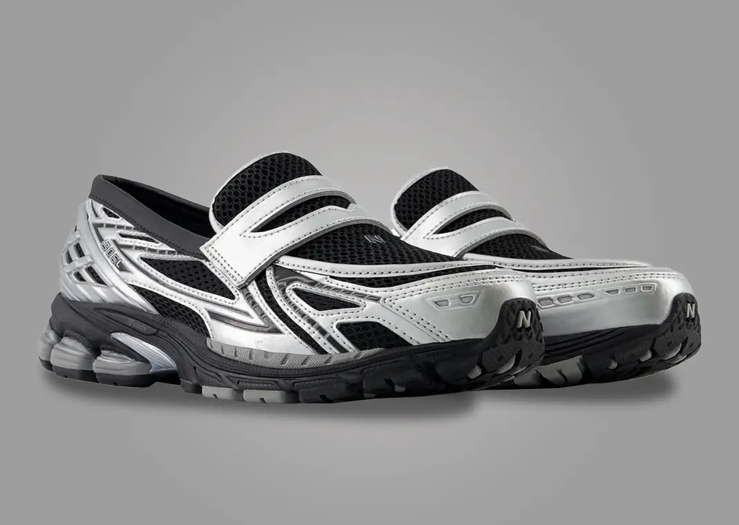 The New Balance 1906L Loafer Silver Metallic Black Releases April 2025