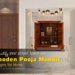 Beautify your Prayer Space with Wooden Pooja Mandir Designs for Home