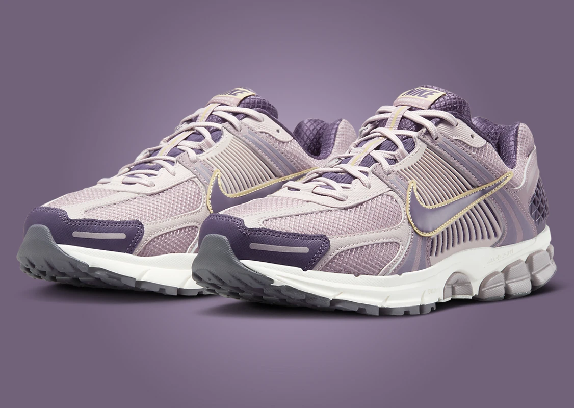 The Nike Zoom Vomero 5 Platinum Violet Team Gold Releases Holiday 2024